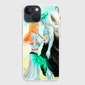 Чехол для iPhone 13 mini с принтом Bleach Grimmjow and Orihime в Белгороде,  |  | bleach brave souls bleach anime art гриммджоу и орихиме  grimmjow and orihime