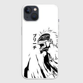 Чехол для iPhone 13 с принтом Rage of Kurosaki Ichigo в Белгороде,  |  | anime | bleach | аниме | блич | герой | зло | иероглифы | куросаки ичиго | персонаж | япония