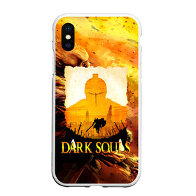 Чехол для iPhone XS Max матовый с принтом DARKSOULS | SKULL&MAGIC в Белгороде, Силикон | Область печати: задняя сторона чехла, без боковых панелей | dark souls | darksouls | tegunvte | темные души