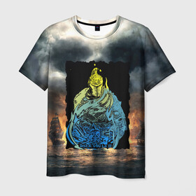 Мужская футболка 3D с принтом DARKSOULS | ТЁМНЫЕ ДУШИ 2 в Белгороде, 100% полиэфир | прямой крой, круглый вырез горловины, длина до линии бедер | dark souls | darksouls | tegunvte | темные души