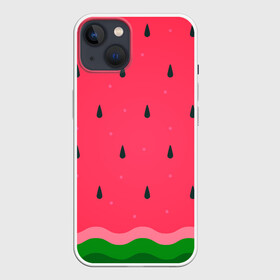 Чехол для iPhone 13 с принтом Текстура арбуза в Белгороде,  |  | background | seeds | texture | watermelon | арбуз | косточки | семечки | текстура | фон