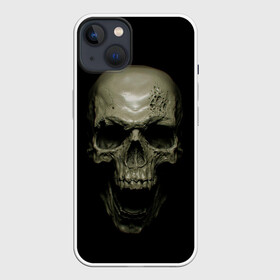 Чехол для iPhone 13 с принтом SKULL в Белгороде,  |  | black | skull | subculture | рок | череп | черное