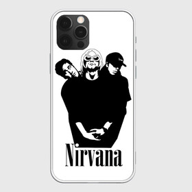 Чехол для iPhone 12 Pro Max с принтом Nirvana Группа в Белгороде, Силикон |  | Тематика изображения на принте: album | curt | kobain | music | nevermind | nirvana | rock | smells like | teen spirit | альбом | гитара | курт кобейн | музыка | невермайнд | нирвана | рок