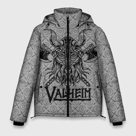 Мужская зимняя куртка 3D с принтом Valheim Viking dark в Белгороде, верх — 100% полиэстер; подкладка — 100% полиэстер; утеплитель — 100% полиэстер | длина ниже бедра, свободный силуэт Оверсайз. Есть воротник-стойка, отстегивающийся капюшон и ветрозащитная планка. 

Боковые карманы с листочкой на кнопках и внутренний карман на молнии. | fantasy | mmo | valheim | valve | валхейм | вальхейм | викинги | выживалка | игра | королевская битва | ммо | ролевая игра | фэнтази