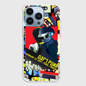 Чехол для iPhone 13 Pro с принтом Daft Punk Records в Белгороде,  |  | by craig drake | daft punk | madeinkipish | thomas bangalter | дафт панк | маски | тома и ги мануэль