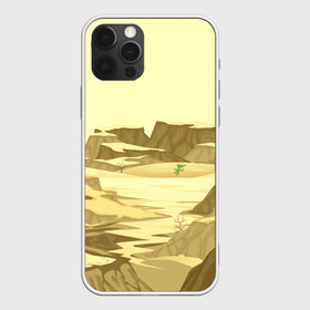 Чехол для iPhone 12 Pro Max с принтом Пустыня в Белгороде, Силикон |  | горы | минимализм | природа | пустыня | рисунок | скалы