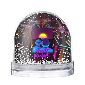 Снежный шар с принтом Daft Punk Electrix в Белгороде, Пластик | Изображение внутри шара печатается на глянцевой фотобумаге с двух сторон | by craig drake | daft punk | madeinkipish | thomas bangalter | дафт панк | маски | тома и ги мануэль