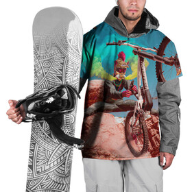 Накидка на куртку 3D с принтом Riders Republic в Белгороде, 100% полиэстер |  | Тематика изображения на принте: riders republic | велосипед | гонки | игра | человек | экстрим