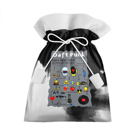 Подарочный 3D мешок с принтом daft punk modern в Белгороде, 100% полиэстер | Размер: 29*39 см | by craig drake | daft punk | madeinkipish | thomas bangalter | дафт панк | маски | тома и ги мануэль