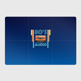 Магнитный плакат 3Х2 с принтом 80s audio tape в Белгороде, Полимерный материал с магнитным слоем | 6 деталей размером 9*9 см | 80 | 80 е | 80s | диджей | кассета | классика | меломан | музыка | регги | ретро | электронная музыка