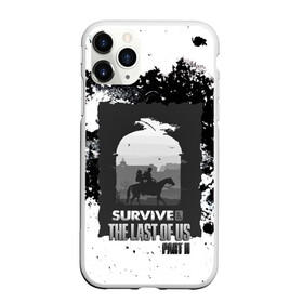 Чехол для iPhone 11 Pro матовый с принтом The Last of US SURVIVE в Белгороде, Силикон |  | ellie | game | joel | naughty dog | part 2 | the last of us | zombie | джоэл | зомби | одни из нас | элли