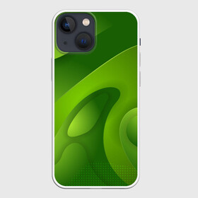 Чехол для iPhone 13 mini с принтом 3d Green abstract в Белгороде,  |  | luxury | versace | vip | абстракция | версаче | вип | паттерн | роскошь | текстуры