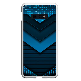 Чехол для Samsung S10E с принтом 3D luxury blue abstract в Белгороде, Силикон | Область печати: задняя сторона чехла, без боковых панелей | luxury | versace | vip | абстракция | версаче | вип | паттерн | роскошь | текстуры