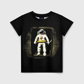 Детская футболка 3D с принтом Первая Высадка На Луну в Белгороде, 100% гипоаллергенный полиэфир | прямой крой, круглый вырез горловины, длина до линии бедер, чуть спущенное плечо, ткань немного тянется | 12 | 1961 | astronaut | duck | gagarin | mars | nasa | space | spacex | sssr | yuri | апрель | астронавт | гагарин | день | земля | космонавт | космонавтика | космос | луна | марс | наса | планета | поехали | полёт | ракета | ссср | утенок |
