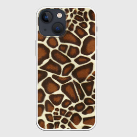 Чехол для iPhone 13 mini с принтом Жираф в Белгороде,  |  | Тематика изображения на принте: giraffe | животное | жираф | пятна | текстура