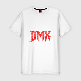 Мужская футболка хлопок Slim с принтом Рэпер DMX | логотип logo в Белгороде, 92% хлопок, 8% лайкра | приталенный силуэт, круглый вырез ворота, длина до линии бедра, короткий рукав | Тематика изображения на принте: dmx | hip | hip hop | hop | music | rap | бультерьер | бурбуль | дмикс | дог | питбули | питбуль | реп | ротвейлер | рэп | собаки | хип хоп | черно белая фотография