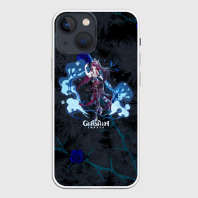 Чехол для iPhone 13 mini с принтом Genshin Impact   Rosaria в Белгороде,  |  | anime | game | gamer | genshin | genshin impact | genshin rosaria | impact | nun | rosaria | аниме | геншин | геншин импакт | геншин розария | импакт | лёд | ледяная роза | монашка | роза | розалия | розария | шипы