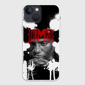 Чехол для iPhone 13 mini с принтом Рэпер DMX в Белгороде,  |  | dmx | hip | hip hop | hop | music | rap | бультерьер | бурбуль | дмикс | дог | питбули | питбуль | реп | ротвейлер | рэп | собаки | хип хоп | черно белая фотография