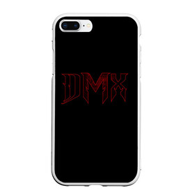 Чехол для iPhone 7Plus/8 Plus матовый с принтом DMX в Белгороде, Силикон | Область печати: задняя сторона чехла, без боковых панелей | Тематика изображения на принте: black | dmx | rap | музыка | рэп | рэпер | хип хоп