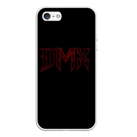 Чехол для iPhone 5/5S матовый с принтом DMX в Белгороде, Силикон | Область печати: задняя сторона чехла, без боковых панелей | Тематика изображения на принте: black | dmx | rap | музыка | рэп | рэпер | хип хоп