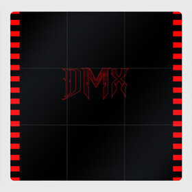 Магнитный плакат 3Х3 с принтом DMX в Белгороде, Полимерный материал с магнитным слоем | 9 деталей размером 9*9 см | Тематика изображения на принте: black | dmx | rap | музыка | рэп | рэпер | хип хоп