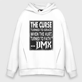 Мужское худи Oversize хлопок с принтом DMX - The Curse в Белгороде, френч-терри — 70% хлопок, 30% полиэстер. Мягкий теплый начес внутри —100% хлопок | боковые карманы, эластичные манжеты и нижняя кромка, капюшон на магнитной кнопке | Тематика изображения на принте: dmx | dog | earl simmons | hip hop | music | new york | rap | rapper | rip | ruff ryders | диэмикс | музыка | нью йорк | пёс | рэп | рэпер | хипхоп | эрл симмонс