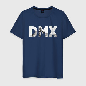Мужская футболка хлопок с принтом DMX - Earl Simmons в Белгороде, 100% хлопок | прямой крой, круглый вырез горловины, длина до линии бедер, слегка спущенное плечо. | american | dmx | dog | earl simmons | gangsta | hip hop | legend | rap | музыка | рэп | хип хоп