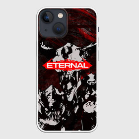 Чехол для iPhone 13 mini с принтом DOOM ETERNAL DEMONS в Белгороде,  |  | doom eternal | evil | демон | дум | зло | игра | монстр