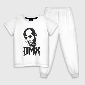Детская пижама хлопок с принтом DMX - Легенда в Белгороде, 100% хлопок |  брюки и футболка прямого кроя, без карманов, на брюках мягкая резинка на поясе и по низу штанин
 | Тематика изображения на принте: dmx | dog | earl simmons | hip hop | music | new york | rap | rapper | rip | ruff ryders | диэмикс | музыка | нью йорк | пёс | рэп | рэпер | хипхоп | эрл симмонс