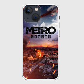 Чехол для iPhone 13 mini с принтом Metro Разрушенный город в Белгороде,  |  | 2033 | exodus | metro | metro 2033 | metro exodus | stalker | апокалипсис | диггер | дигеры | метро | разрушка | эпидемия