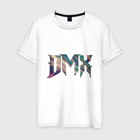 Мужская футболка хлопок с принтом DMX Color в Белгороде, 100% хлопок | прямой крой, круглый вырез горловины, длина до линии бедер, слегка спущенное плечо. | dmx | dog | earl simmons | hip hop | music | new york | rap | rapper | rip | ruff ryders | диэмикс | музыка | нью йорк | пёс | рэп | рэпер | хипхоп | эрл симмонс