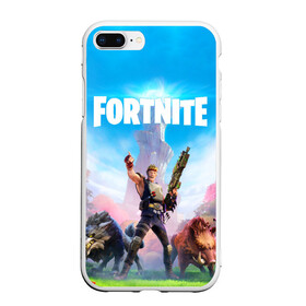 Чехол для iPhone 7Plus/8 Plus матовый с принтом Fortnite Новая Глава в Белгороде, Силикон | Область печати: задняя сторона чехла, без боковых панелей | 2 глава | epic games | fortnite | jonesy | джонси | джоунзи | фортнайт