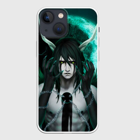 Чехол для iPhone 13 mini с принтом Ulquiorra Schiffer Bleach в Белгороде,  |  | anime | archangel | art | aurora | bleach | manga | schiffer | ulquiorra | аниме | арт | блич | манга