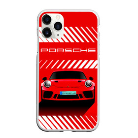 Чехол для iPhone 11 Pro Max матовый с принтом PORSCHE / ПОРШЕ / RED STYLE в Белгороде, Силикон |  | Тематика изображения на принте: 911 | auto | carrera | cayenne | macan | porsche | sportcar | taycan | автомобиль | градиент. | каен | карера | красный | макан | полосы | порш | порше | спорт | спорткар | тайкан