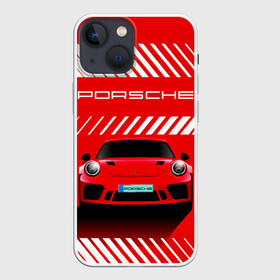 Чехол для iPhone 13 mini с принтом PORSCHE   ПОРШЕ   RED STYLE в Белгороде,  |  | 911 | auto | carrera | cayenne | macan | porsche | sportcar | taycan | автомобиль | градиент. | каен | карера | красный | макан | полосы | порш | порше | спорт | спорткар | тайкан