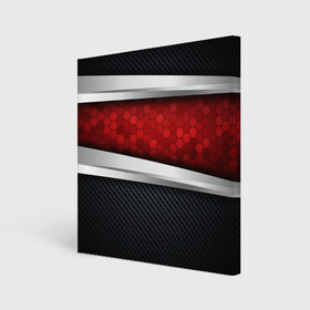 Холст квадратный с принтом 3D Красные соты металлические в Белгороде, 100% ПВХ |  | Тематика изображения на принте: luxury | versace | vip | абстракция | версаче | вип | паттерн | роскошь | текстуры
