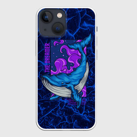 Чехол для iPhone 13 mini с принтом Кит мечтатель The dreamer в Белгороде,  |  | the dreamer | вода | волны | кит | мечта | мечтатель | море | океан | подводный мир | рыба