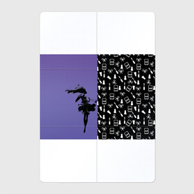 Магнитный плакат 2Х3 с принтом Косметичка в Белгороде, Полимерный материал с магнитным слоем | 6 деталей размером 9*9 см | визажистам | девушка. тушь | ножницы | помада | тени