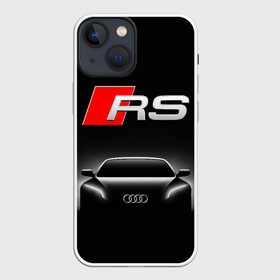 Чехол для iPhone 13 mini с принтом AUDI RS BLACK   АУДИ РС ЧЕРНЫЙ в Белгороде,  |  | audi | car | q5 | q6 | q7 | rs | sportcar | а3 | а4 | а6 | а8 | авто | автомобиль | ауди | гонки | ночь. | рс | спорт | спорткар