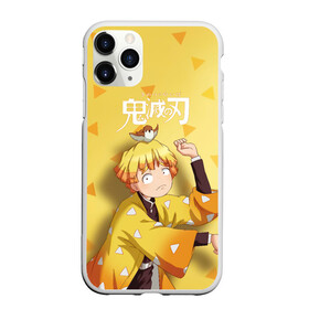 Чехол для iPhone 11 Pro Max матовый с принтом Zenitsu Agatsuma Kimetsu no Yaiba в Белгороде, Силикон |  | demon slayer | kamado | kimetsu no yaiba | nezuko | tanjiro | аниме | гию томиока | зеницу агацума | иноске хашибира | камадо | клинок | корзинная девочка | манга | музан кибуцуджи | незуко | рассекающий демонов | танджиро