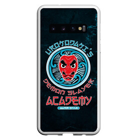 Чехол для Samsung Galaxy S10 с принтом Demon Slayer ACADEMY в Белгороде, Силикон | Область печати: задняя сторона чехла, без боковых панелей | demon slayer | kamado | kimetsu no yaiba | nezuko | tanjiro | аниме | гию томиока | зеницу агацума | иноске хашибира | камадо | клинок | корзинная девочка | манга | музан кибуцуджи | незуко | рассекающий демонов | танджиро