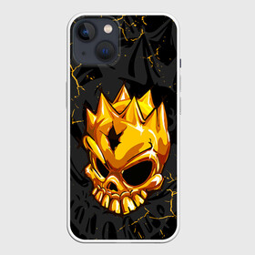 Чехол для iPhone 13 с принтом GOLD SKULL STICKER   STANDOFF в Белгороде,  |  | clan | gold. | saints | standoff 2 | sticker | z9 | золото | кейсы | клан | оружие | стандофф 2 | стенд 2 | стикер | стикеры | стрелялка | череп | шутер