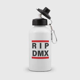 Бутылка спортивная с принтом RIP DMX в Белгороде, металл | емкость — 500 мл, в комплекте две пластиковые крышки и карабин для крепления | dmx | dog | earl simmons | hip hop | music | new york | rap | rapper | rip | ruff ryders | диэмикс | музыка | нью йорк | пёс | рэп | рэпер | хипхоп | эрл симмонс