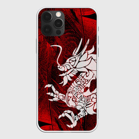 Чехол для iPhone 12 Pro с принтом Chinese Dragon в Белгороде, силикон | область печати: задняя сторона чехла, без боковых панелей | китайский дракон | монстр | силуэт | символ добра | тату | ящерица