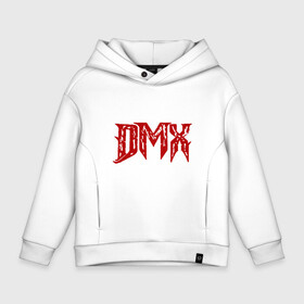 Детское худи Oversize хлопок с принтом DMX Logo в Белгороде, френч-терри — 70% хлопок, 30% полиэстер. Мягкий теплый начес внутри —100% хлопок | боковые карманы, эластичные манжеты и нижняя кромка, капюшон на магнитной кнопке | dmx | dog | earl simmons | hip hop | music | new york | rap | rapper | rip | ruff ryders | диэмикс | музыка | нью йорк | пёс | рэп | рэпер | хипхоп | эрл симмонс