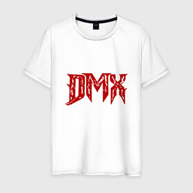 Мужская футболка хлопок с принтом DMX Logo в Белгороде, 100% хлопок | прямой крой, круглый вырез горловины, длина до линии бедер, слегка спущенное плечо. | dmx | dog | earl simmons | hip hop | music | new york | rap | rapper | rip | ruff ryders | диэмикс | музыка | нью йорк | пёс | рэп | рэпер | хипхоп | эрл симмонс