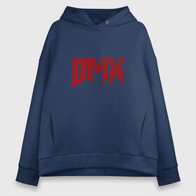 Женское худи Oversize хлопок с принтом DMX Logo в Белгороде, френч-терри — 70% хлопок, 30% полиэстер. Мягкий теплый начес внутри —100% хлопок | боковые карманы, эластичные манжеты и нижняя кромка, капюшон на магнитной кнопке | dmx | dog | earl simmons | hip hop | music | new york | rap | rapper | rip | ruff ryders | диэмикс | музыка | нью йорк | пёс | рэп | рэпер | хипхоп | эрл симмонс