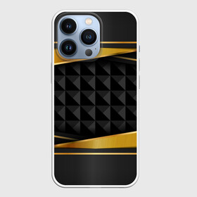 Чехол для iPhone 13 Pro с принтом 3D luxury black gold Плиты 3Д в Белгороде,  |  | Тематика изображения на принте: luxury | versace | vip | абстракция | версаче | вип | паттерн | роскошь | текстуры