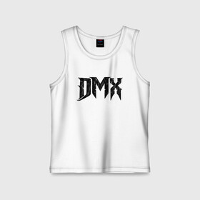Детская майка хлопок с принтом DMX | Logo (Z) в Белгороде,  |  | Тематика изображения на принте: dark man x | dmx | earl simmons | hip hop | rap | реп | репер | рэп | хип хоп | эрл симмонс