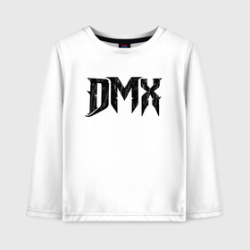 Детский лонгслив хлопок с принтом DMX | Logo (Z) в Белгороде, 100% хлопок | круглый вырез горловины, полуприлегающий силуэт, длина до линии бедер | dark man x | dmx | earl simmons | hip hop | rap | реп | репер | рэп | хип хоп | эрл симмонс
